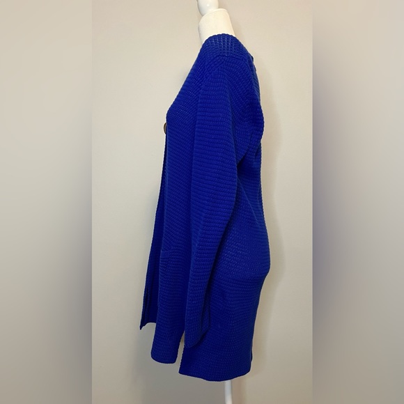 Coldwater Creek Knit Royal Blue Cardigan - Picture 6 of 7